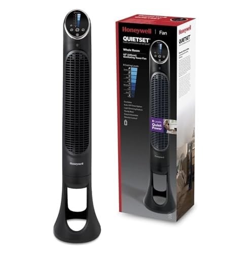 HONEYWELL QuietSet Tower HYF290, 8 Hız Ayarı, 80 Derece Salınım, Zamanlayıcı Fonksiyonu, Uzaktan Kumanda, Kısma Seçenekleri