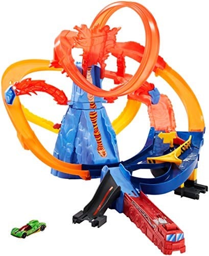 Hot Wheels Yanardağdan Kaçış Motorlu Pist Seti FTD61