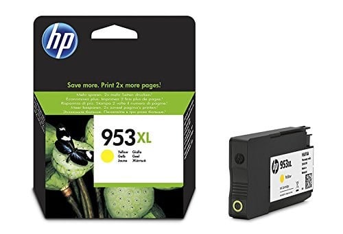 HP 953XL Sarı Yüksek Kapasiteli Mürekkep Kartuş 1.600 Sayfa (F6U18A)