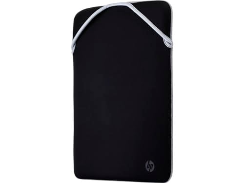 HP - PC Protective çift taraflı kılıf, 15,6 dizüstü bilgisayarlar için, çift taraflı tasarım, siyah/gümüş - Bedenler: 15,6 Zoll, 40 cm