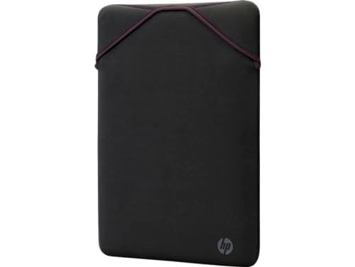 HP - PC Protective Wende-Sleeve 15.6'ya kadar dizüstü bilgisayarlar için, çift taraflı tasarım, gri/boz kahverengi - Bedenler: 15,6 Zoll, 40 cm