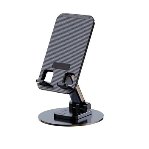 HT-A10 Masaüstü Telefon Tablet Tutucu Stand Taşınabilir Portatif Metal Taban 360 Derece Dönebilir