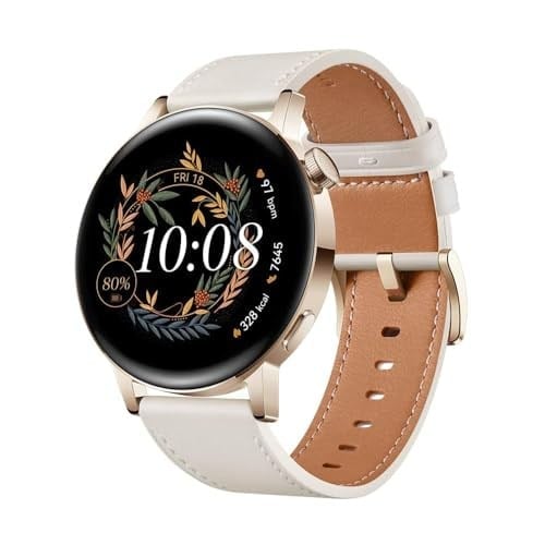 HUAWEI Watch GT 3 Elegant Akıllı Saat, 42 mm, Beyaz