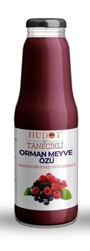 HUDOT Tanecikli Orman Meyve Özü, 1400G, Doğal Meyve Ekstraktı, Yoğun Kıvam