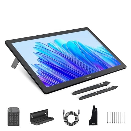HUION KAMVAS Pro 19 4K UHD Dokunmatik ekran çizim tableti