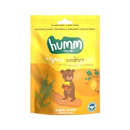 Humm Organic Ballı Kinoalı Kurabiye 1 Paket(55 Gr x 1 Adet)