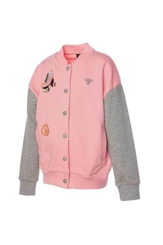Hummel Dagnes Bomber Çocuk Pembe Yuvarlak Yaka Ceket