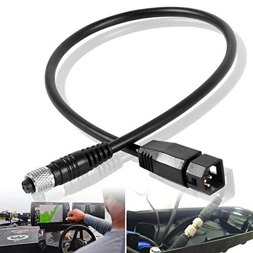 Humminbird Fish Finder ve Minn Kota Universal Sonar 2 (US2) Transducer ile Uyumlu Dayanıklı 7 Pin Adaptör Kablosu, Parça Numarası 1852068 için Yedek