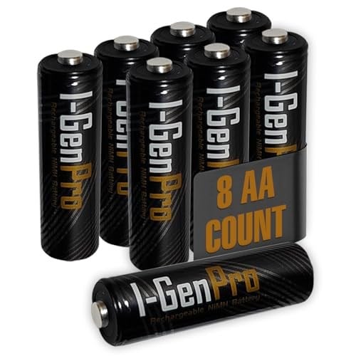 I-Gen Pro P103 8 Adet AA 2950 mAh Şarj Edilebilir Kalem Pil 1.2V Ni-MH Şarjlı Pil