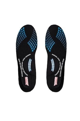 ICEMEN 601 Sport Tabanlık, Spor Tabanı, Ayak Desteği, Rahat Ayak, Sağlıklı Adımlar (SİYAH, 46-48)