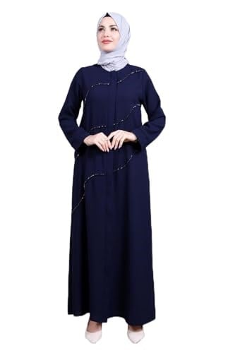 İhvan online 3867 Tesettür Lacivert Ferace Lacivert 2