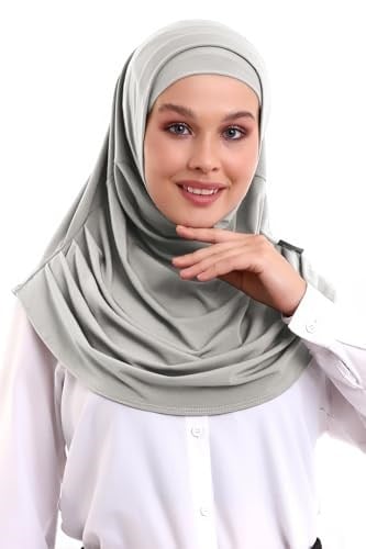 İhvan Online Bej Yetişkin Boneli Tesettür Hazır Pratik Eşarp