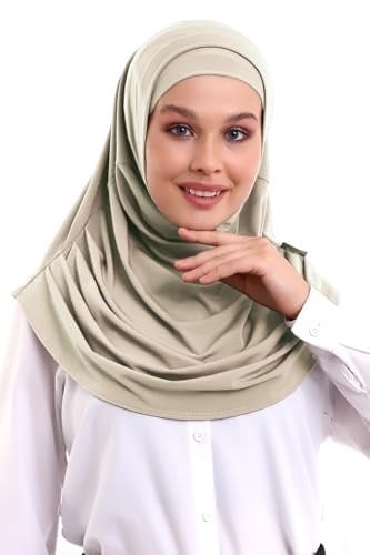 İhvan Online Koyu Vizon Yetişkin Boneli Tesettür Hazır Pratik Eşarp