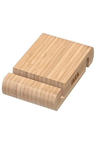 IKEA Bergenes Ahşap Bambu Cep Telefonu ve Tablet Tutucu Stand