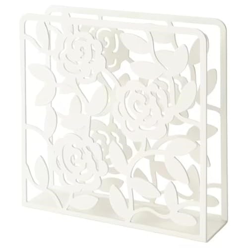Ikea Çelik Toz Boya Peçetelik (Beyaz, 16x16 cm)
