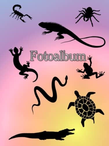 Independently published Fotoalbum Reptilien Kriechtiere Fische Schlangen Eidechsen Geckos Schildkröten Kois Vogelpinnen Skorpione Züchter Buch Aquarium Exoten Terrarium ... Andenken Erinnerungsfotobuc