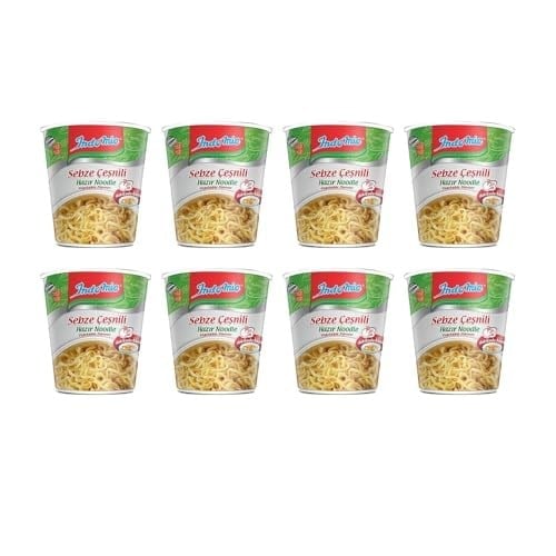 Indomie Noodle Sebzeli 60 gr Bardak x 8 Adet