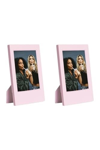 Instax Mini Film Uyumlu Pembe 2'li Klasik Fotoğraf Çerçeve Seti