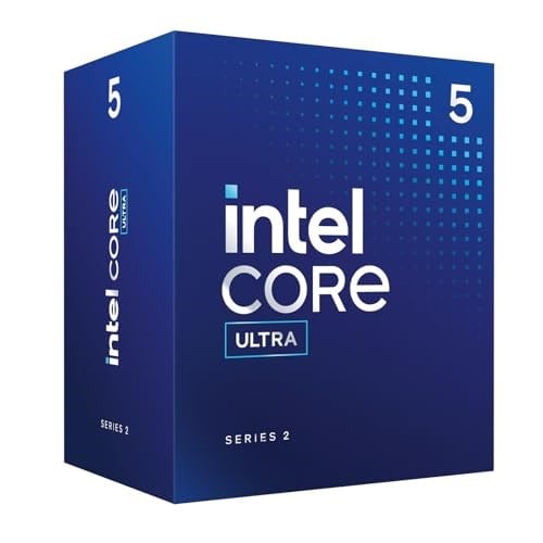 Intel® Core™ Ultra 5, 225.10 Çekirdekli (6 P-Cores + 4 E-Cores) 4.9 GHz'e kadar masaüstü işlemci sistemleri için