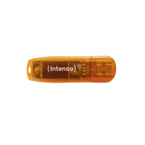 Intenso Rainbow Line USB bellek 64GB Turuncu 3502490 - Seçenekler: 64GB, 16 GB