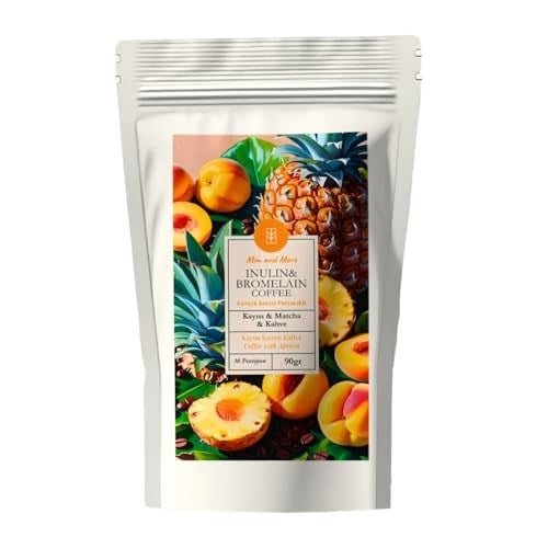 Inulin & Bromelain Coffee - Inulin, Bromelain, Matcha ve Kayısılı Form Kahve, 90 Gr