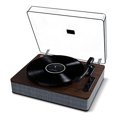 ION Audio Luxe LP – Hoparlörlü Bluetooth plak çalar, USB dönüştürme, tam boyutta, otomatik durdurma, kulaklık çıkışı, 3 hız - Seçenekler: Modern, Luxe LP