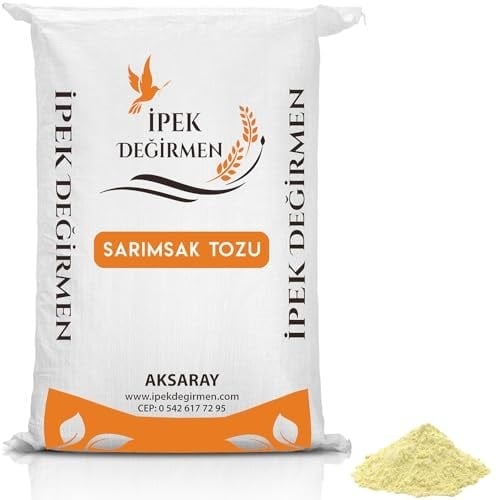 İpek Değirmen Sarımsak Tozu 1 Kg - Klasik Sosluk Lezzet Saf Toz