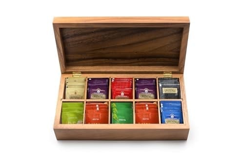 Ironwood Gourmet Dikdörtgen Vauxhall Çift Çay Kutusu, Akasya Ağacı
