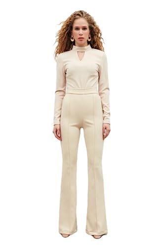 İspanyol Paça Pantolon - BEJ