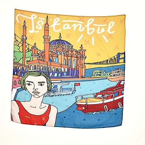 İstanbul Desenli Bandana