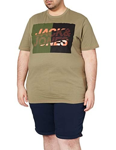 JACK & JONES Erkek Chino Şort Büyük Beden Regular Fit Chino Şort