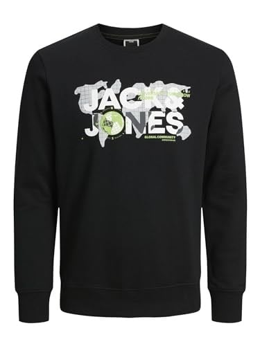 JACK & JONES Erkek Jcodust Sweat Crew Neck Kazak