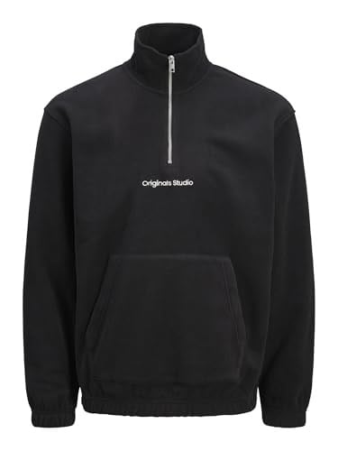 JACK & JONES Erkek polar sweatshirt baskılı polar sweatshirt