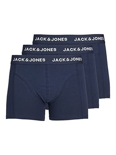Jack & Jones JACANTHONY TRUNKS 3 PACK BLUE boxer şort Erkek