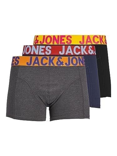 Jack & Jones Jaccrazy Solid Trunks 3'lü paket Noos Boxer Şort Erkek