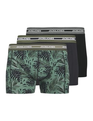 JACK & JONES Jacezra Leaves Trunks 3 Pack Jacezra Leaves Trunks 3'lü Paket Erkekler