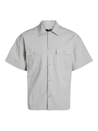 Jack & Jones JCOALTITUDE Oversize Siyah Gömlek, 12251280