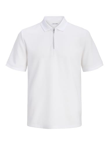 JACK & JONES Jjeaustin Zip Polo Ss Sn Jjeaustin Zip Polo Ss Sn Erkekler