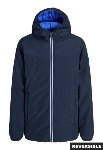 JACK & JONES Jjebrook Reversible Jacket Sn Jnr Jjebrook ters çevrilebilir ceket Sn Jnr Erkekler