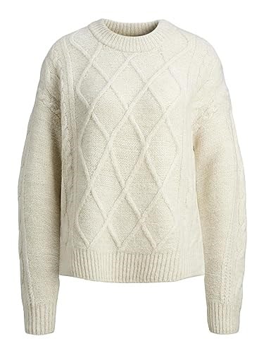 Jack & Jones JJXX Bisiklet Yaka Baklava Desenli Kazak, 12240715