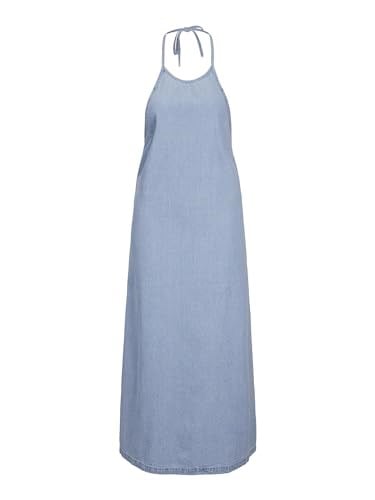 JACK & JONES JJXX JXANINE DENIM LONG DRESS DNM Elbise Kadın