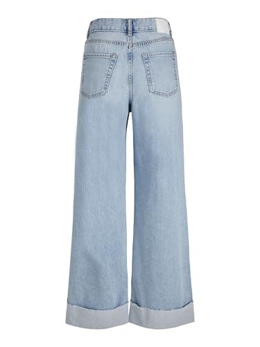 JACK & JONES JJXX JXTOKYO WIDE FOLD UP HW R6169 DNM LN Jean Kadın