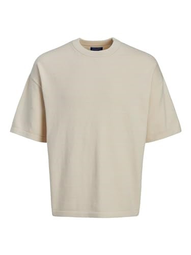 JACK & JONES JORJAMES KNIT SS TEE Triko Erkek