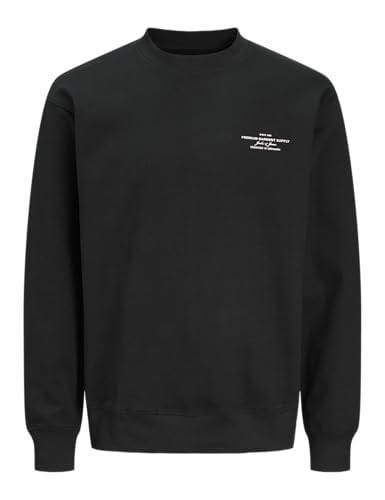 JACK & JONES Jprblachad Branding Sweat Crew Neck Sn Sweatshirt Erkek