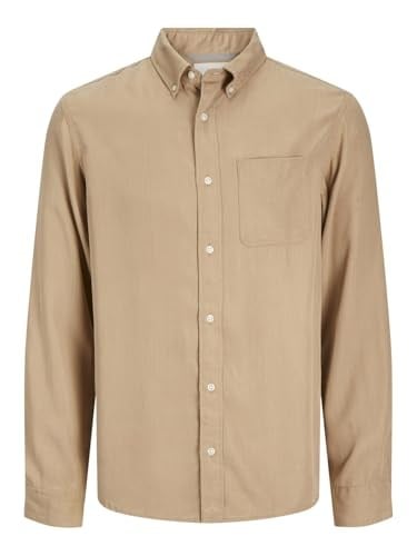 JACK & JONES JPRCCBROOK TENCEL SHIRT L/S Gömlek Erkek