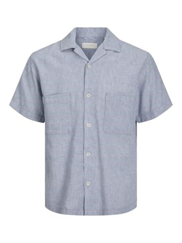 JACK & JONES JPRCCCAIRO LINEN RESORT SHIRT S/S Gömlek Erkek