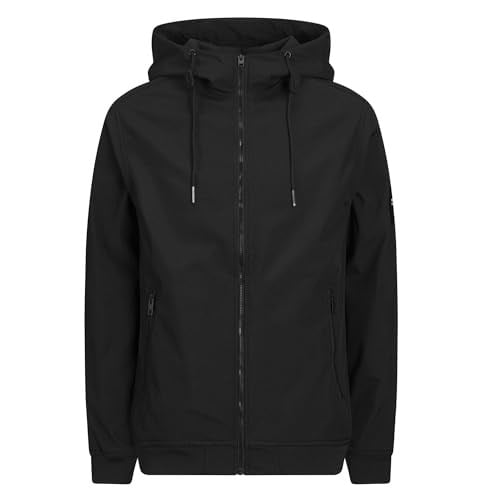 JACK & JONES JUNIOR Erkek Çocuk JJEHERO Şişme Kapüşon NOOS JNR Ceket, Siyah/Detay: Düz, 140