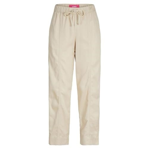 JACK & JONES Kadın JXEMILY RLX BALLOON ANK MW PANT PNT Pantolon, Fog, L