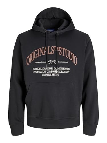 JACK & JONES Kapüşonlu Baskılı Sweatshirt, 12265823