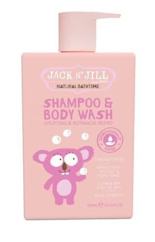 Jack N' Jıll Jack N Jill Çocuklar İçin Tamamen Doğal Saç Ve Vücut Şampuanı (Pembe Kutu) - 300 Ml